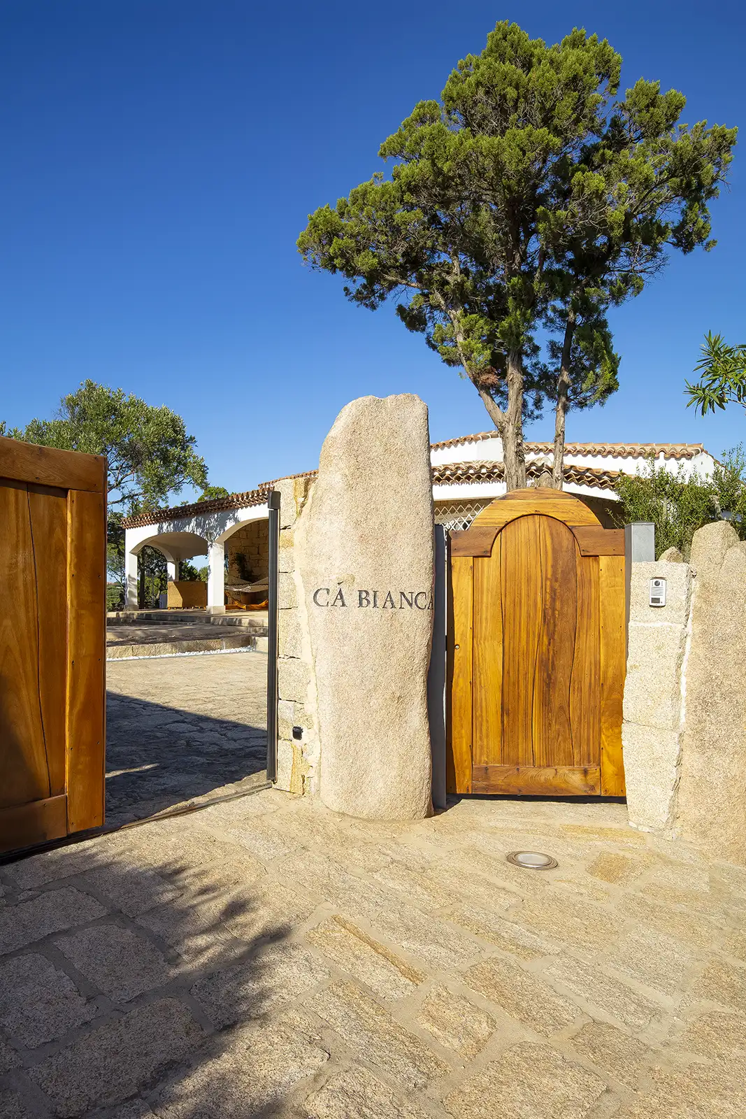 Entrance Villa Ca' Bianca