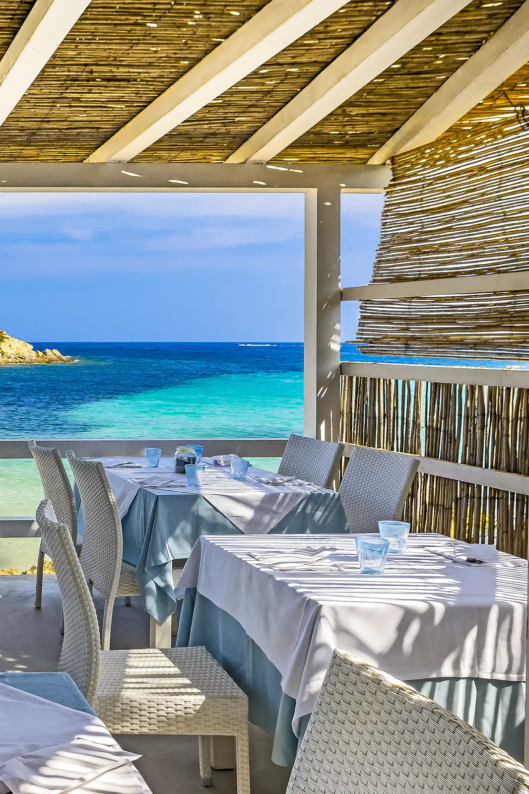 Ristorante vista mare del Grand Hotel Porto Cervo