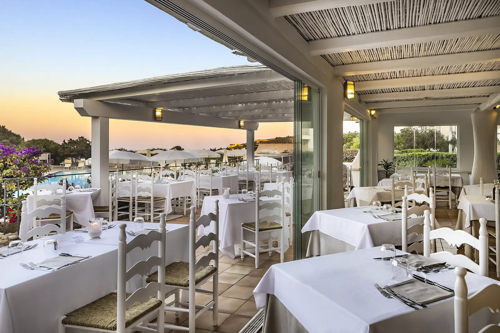 Ristorante vista piscina Hotel