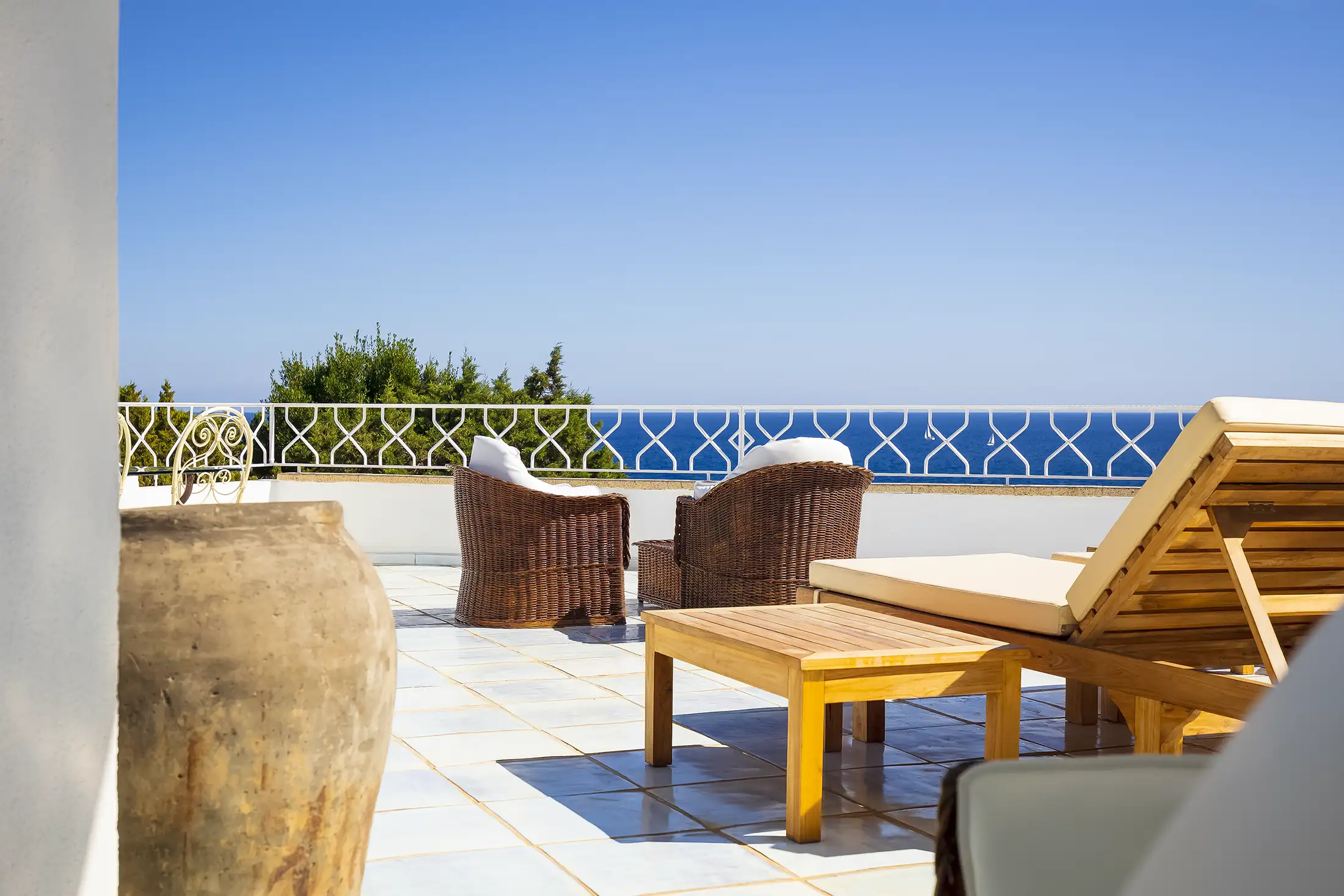 Terrace Villa with sea view