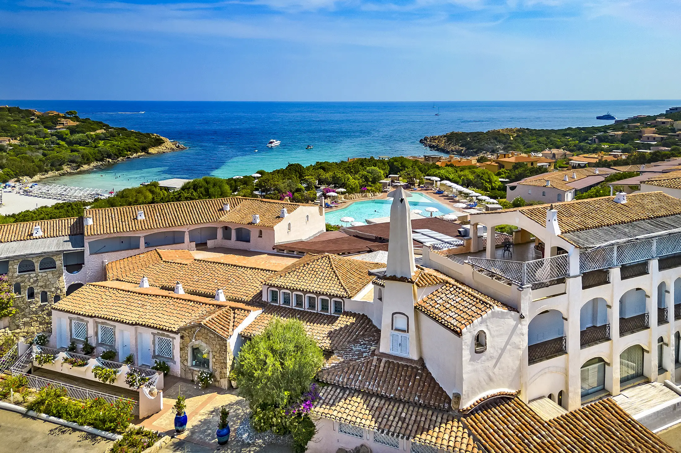 Panoramic view Hotel Porto Cervo