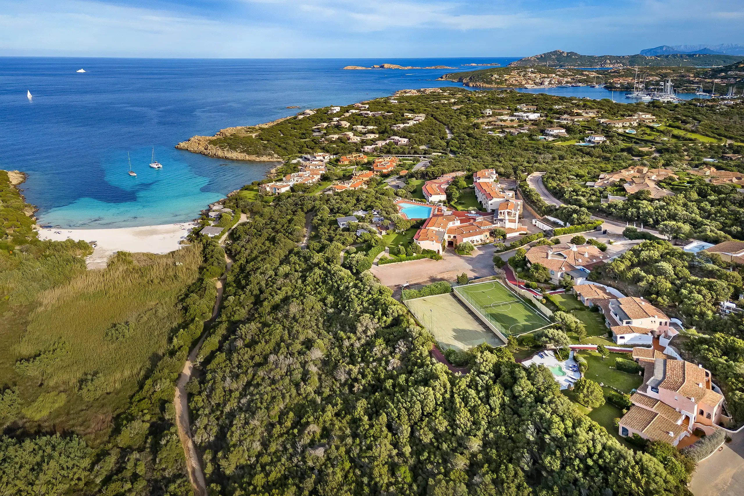 Vista panoramica Hotel in Porto Cervo
