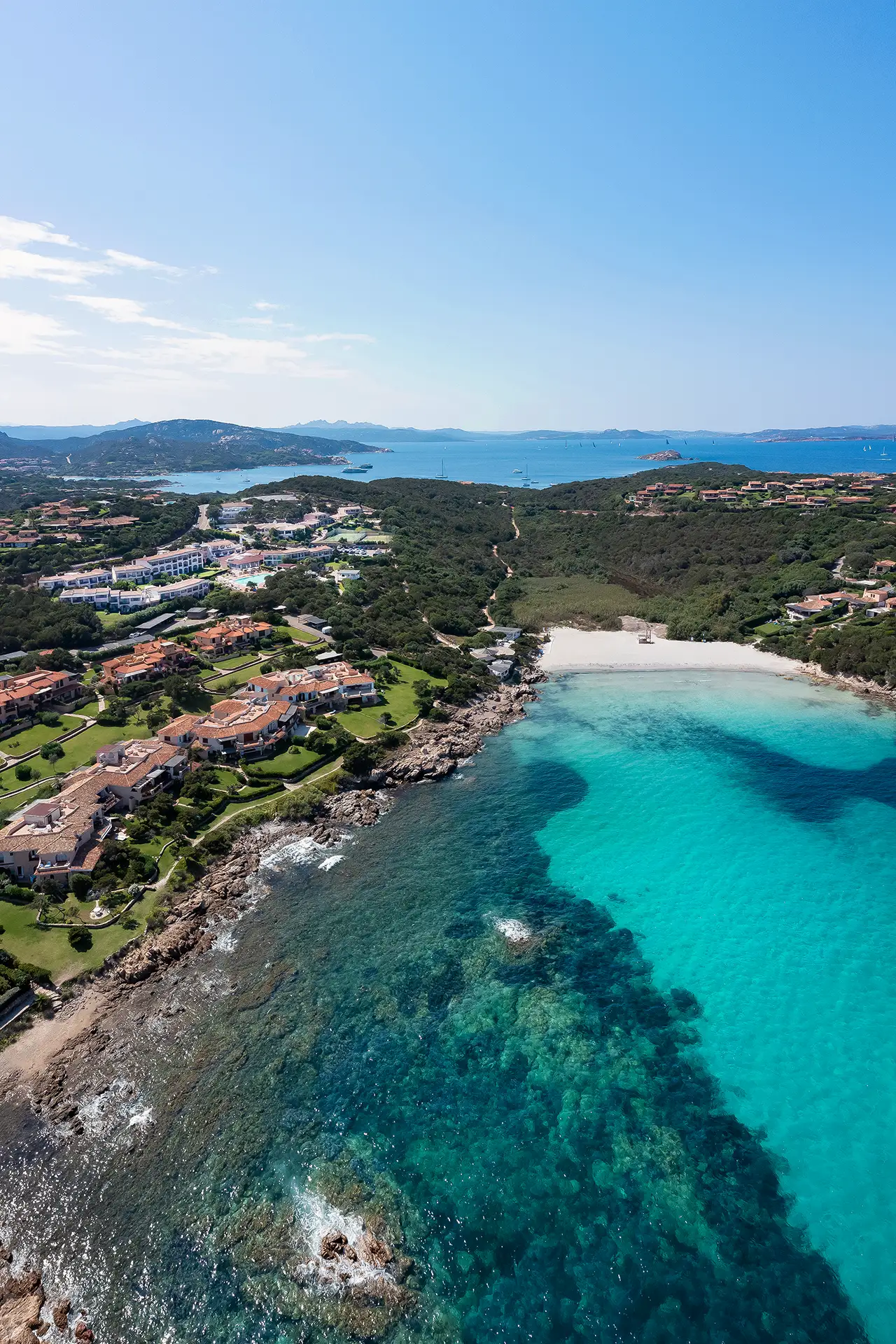 Cala Granu: aerial view